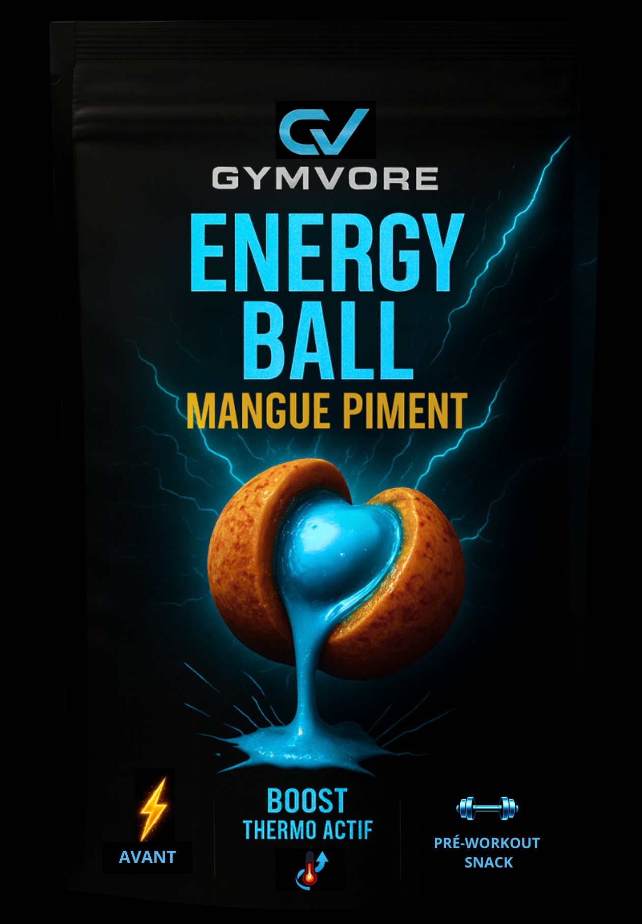 GYMVORE – Energy Ball Mangue Piment